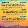 Coachella、2018年のラインナップが発表。ヘッドライナーはBeyoncé、Eminem、The Weeknd